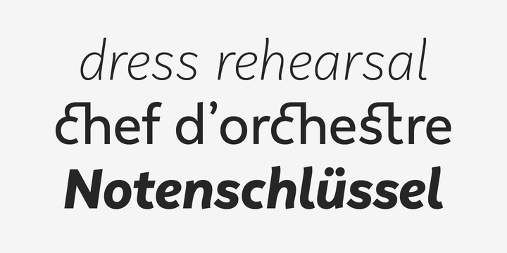 Faible Thin Italic Font preview